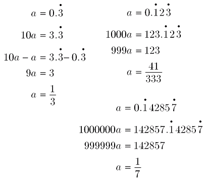 数の構成 循環小数を分数に直す方法 大人が学び直す数学