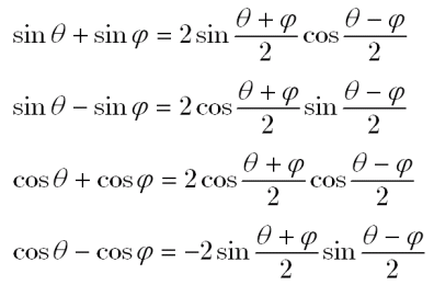 三角比 積和公式 和積公式は何に使うのか 大人が学び直す数学